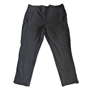 Chico's Slimming Ponte Ankle Pant Black in Size 2 (L-XL)